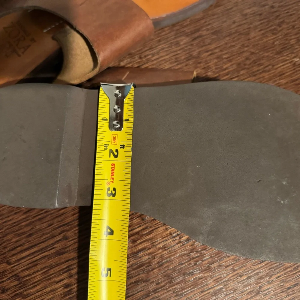 Brown Leather Sandals - Toe Loop design - Picture 3 of 6